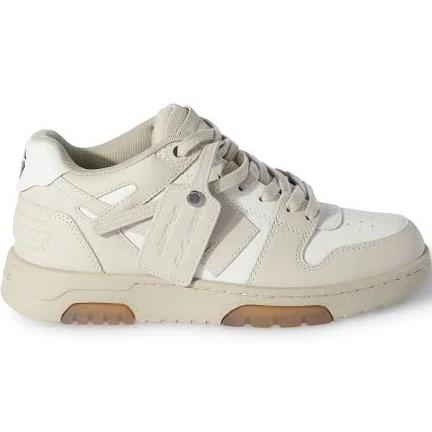off-white Out of Office Calf Leather - Neutrals - 38 - Female