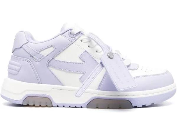off-white Out of Office Calf Leather White Lilac (Women's)