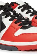 off-white Out of Office Leather Sneakers Red