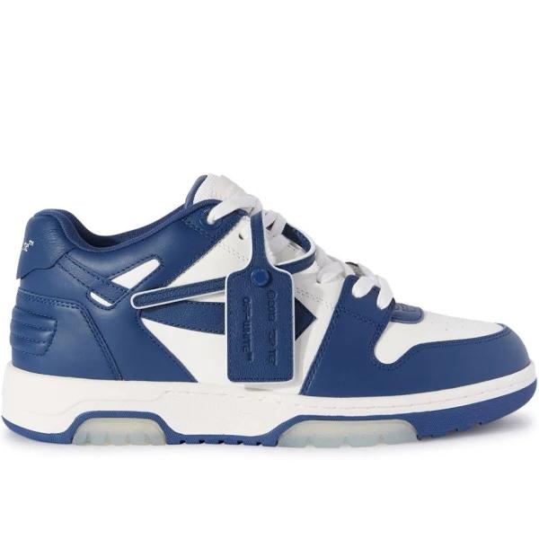 off-white Out Off Office Calf Leather White Royal - Blue - 48 - Male