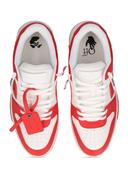 off-white Red & White Out of Office Sneakers