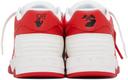 off-white Red & White Out of Office Sneakers