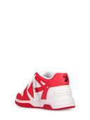off-white Red & White Out of Office Sneakers