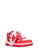 off-white Red & White Out of Office Sneakers