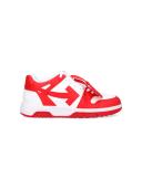 off-white Red & White Out of Office Sneakers