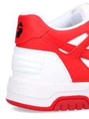 off-white Red & White Out of Office Sneakers