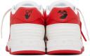 off-white Red & White Out of Office Sneakers