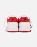 off-white Red & White Out of Office Sneakers