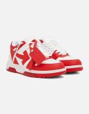 off-white Red & White Out of Office Sneakers