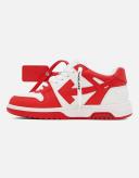 off-white Red & White Out of Office Sneakers