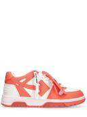 Off-White | Women 30mm Out of Office Leather Sneakers Red/White 42