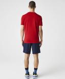 Official Lacoste Vintage Croc Performance Tee (Red) at ShoeGrab 2XL