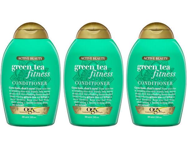 OGX Active Beauty Green Tea Fitness Conditioner 385ml x 3
