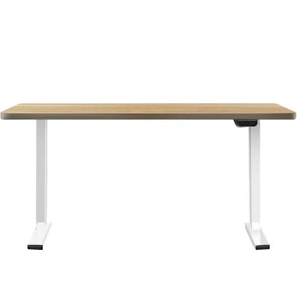 Oikiture Height Adjustable Standing Desk Electric Motorised Sit Stand Up Oak