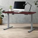 Oikiture Standing Desk 1.2m x 0.6m Dual Motor Sit Stand Adjustable Height