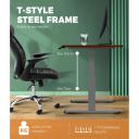 Oikiture Standing Desk 1.2m x 0.6m Dual Motor Sit Stand Adjustable Height