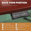 Oikiture Standing Desk 1.2m x 0.6m Dual Motor Sit Stand Adjustable Height