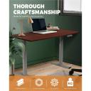 Oikiture Standing Desk 1.2m x 0.6m Dual Motor Sit Stand Adjustable Height