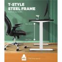Oikiture Standing Desk Height Adjustable Motorised Electric Sit Stand