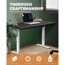 Oikiture Standing Desk Height Adjustable Motorised Electric Sit Stand