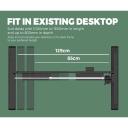 Oikiture Standing Desk Height Adjustable Motorised Electric Sit Stand