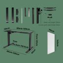 Oikiture Standing Desk Height Adjustable Motorised Electric Sit Stand