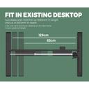 Oikiture Standing Desk Height Adjustable Motorised Electric Sit Stand