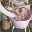 Ok Baby Bella Bath Tub + Support Stand Pink