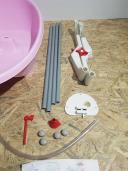 Ok Baby Bella Bath Tub + Support Stand Pink