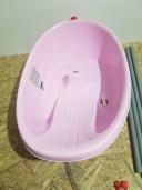Ok Baby Bella Bath Tub + Support Stand Pink