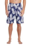 Okanui Mens - Classic Shorts - Pineapples Navy - Australian Made Navy / Pineapples / Small