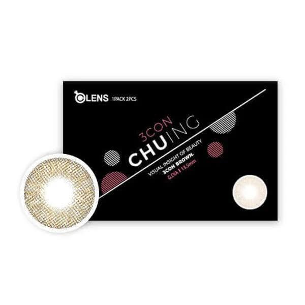 OLENS - Chuing 3 Con 1 Month - Brown - 2pcs - -5.00
