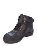 Oliver Hiker Lace Up Zip Side Boot (34-660) Black / 4