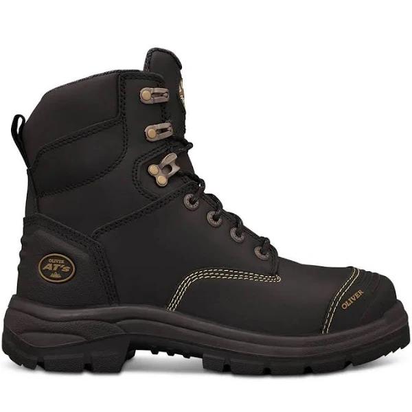 Oliver Men's AT-55 150mm Lace Up Boots - Black - Size 6.5