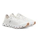 On White & Beige Cloud 5 Coast Sneakers