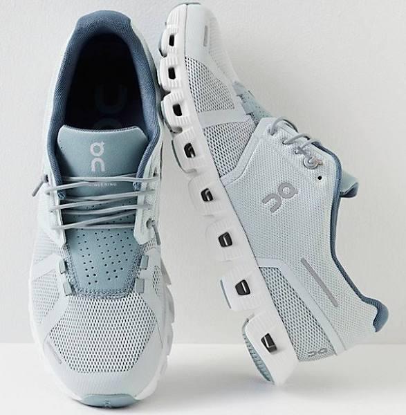 On Cloud 5 Sneakers by On at Free People, Surf / Cobble, US 10