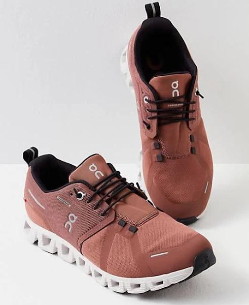 On Cloud 5 Waterproof Sneakers by On at Free People, Cocoa / Frost, US 7.5
