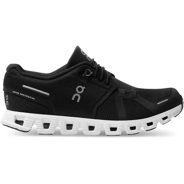 on Cloud 5 Women's Black | White / 5.5