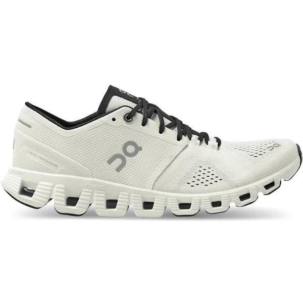 On Cloud x White | Black, Womens, Size: 7