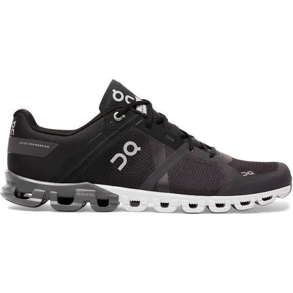 On Cloudflow Running Shoe Men's, Black/Asphalt, 14