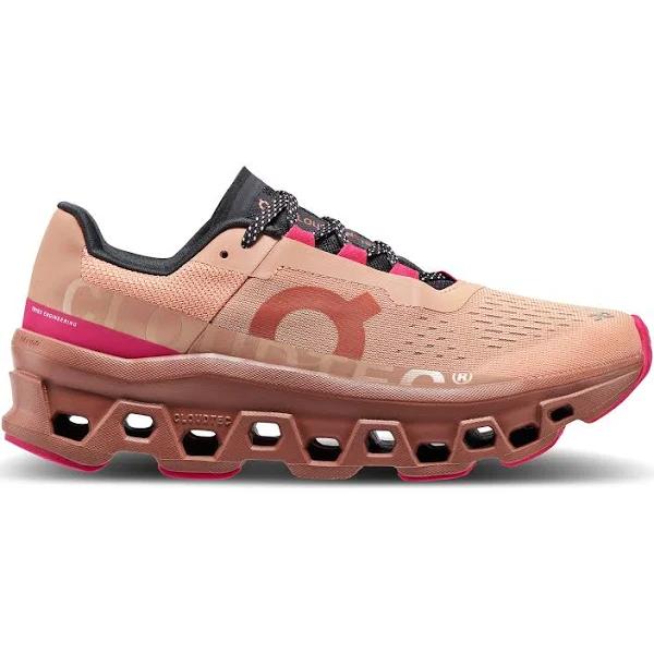 On Cloudmonster Rose | Cork, Womens, Size: 8