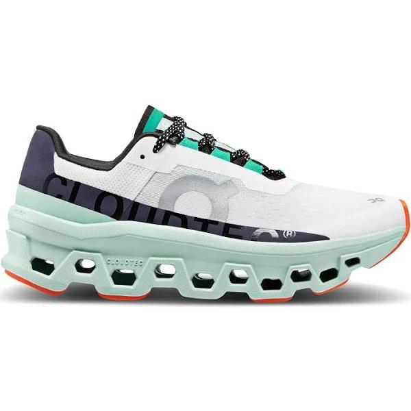 On Cloudmonster Undyed-White | Creek, Womens, Size: 10.5