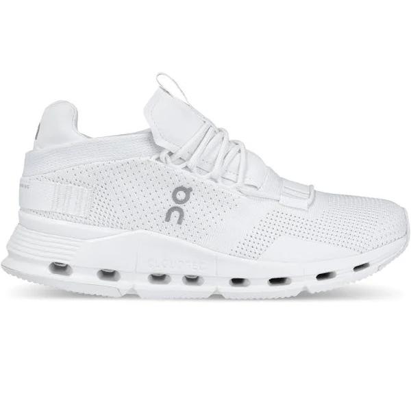 On Cloudnova All White, Womens, Size: 9