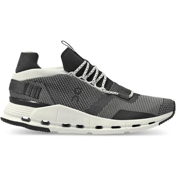 On Cloudnova Black | White, Mens, Size: 14