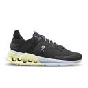 On Cloudnova Flux Black | Hay, Womens, Size: 5.5