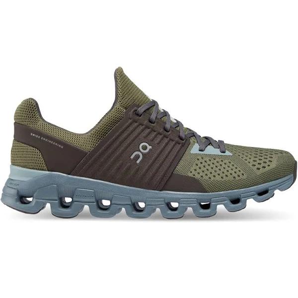 on Cloudswift Running Shoe Men's, Olive/Thorn, 8.5