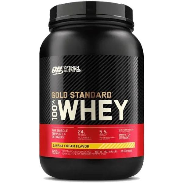On Gold Standard 100 Percent Whey 2lb / Banana Cream