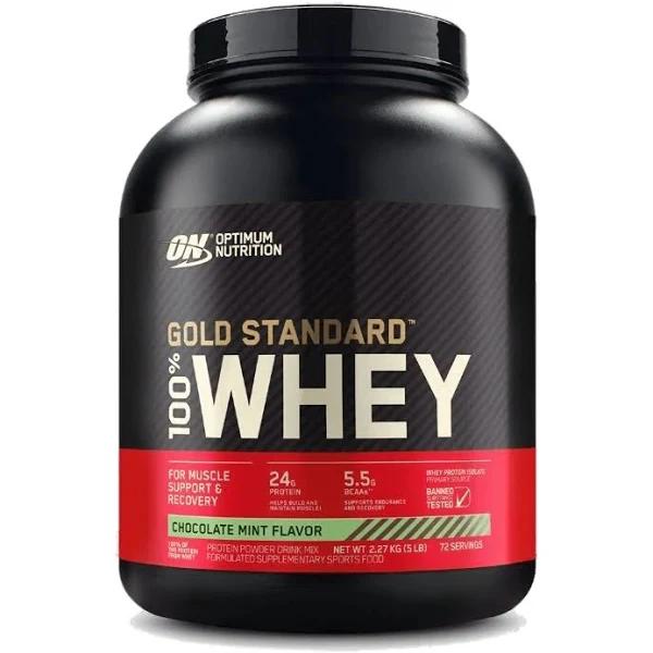 On Gold Standard 100 Percent Whey 5lb / Chocolate Mint