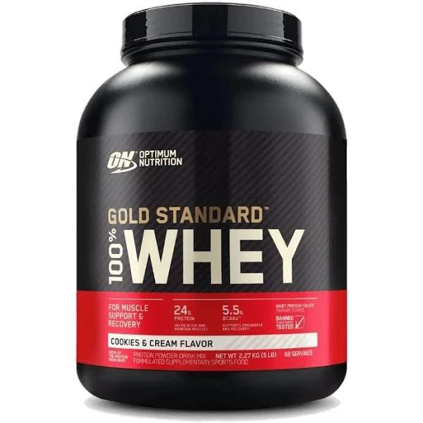 On Gold Standard 100 Percent Whey 5lb / Cookies and Cream