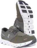 On M Cloud 5 Olive/ White